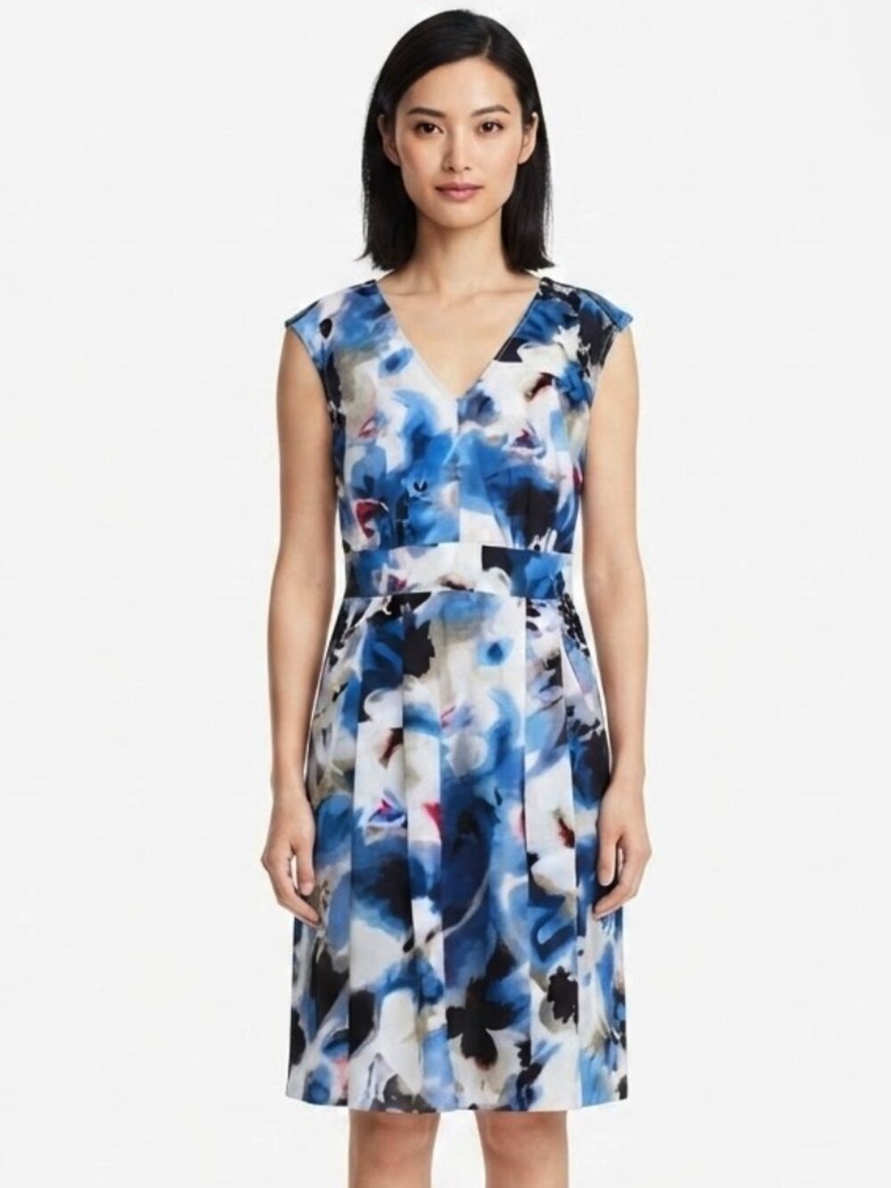 DKNY Floral Pull On Lightweight Sleeveless Dress- Sz. XS